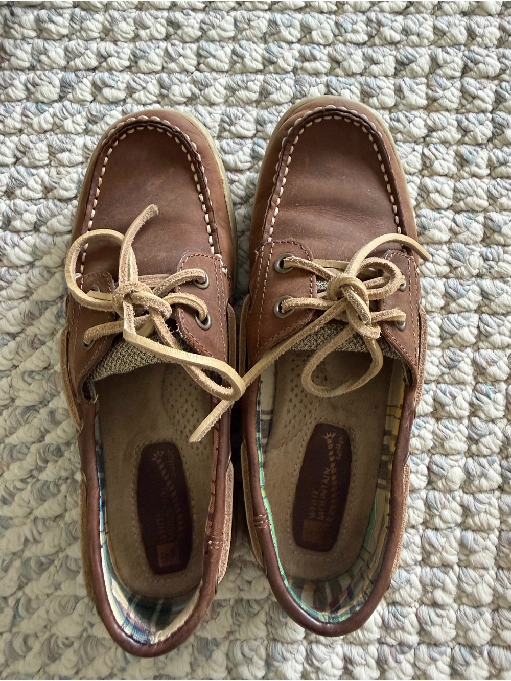 Brown Leather Boat Shoes - Men